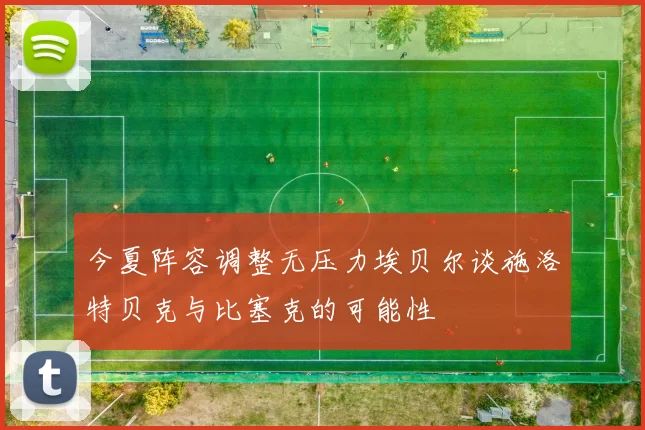 今夏阵容调整无压力埃贝尔谈施洛特贝克与比塞克的可能性
